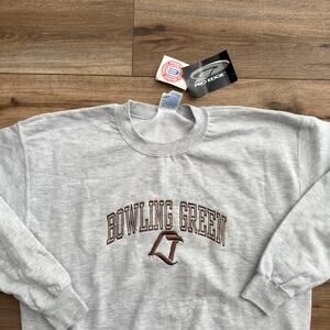 Vintage BGSU Bowling Green State Falcons NCAA Pro Edge Crewneck Sweatshirt Large